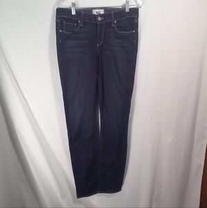 Paige Dark Wash Skyline Straight Leg Jeans Size 29